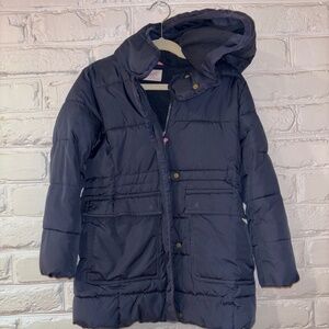 Girls' classic parka with eco-friendly PrimaLoft